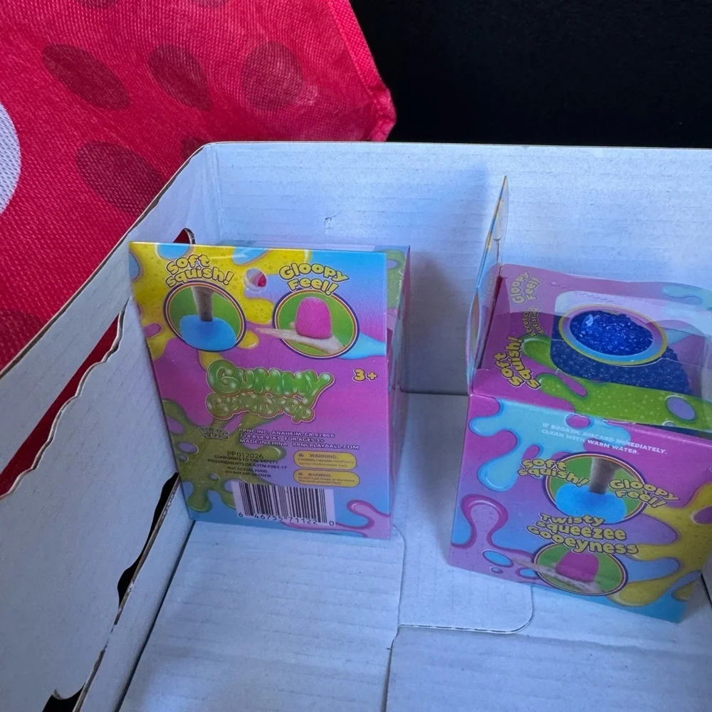 Gummy Gum Drops - Purple, Pink, Orange, Blue (Not Needoh)